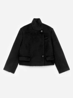 Jacke aus Wolle und Alpakawolle