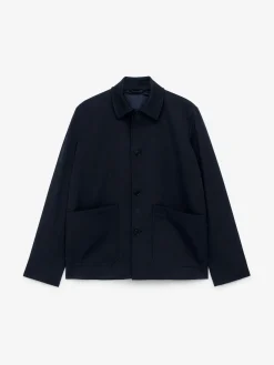 Jacke aus Wolle und Baumwolle