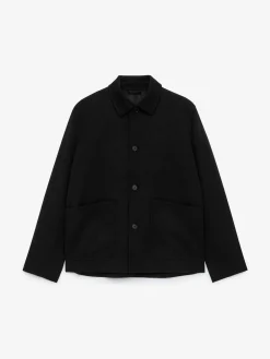 Jacke aus Wolle und Baumwolle