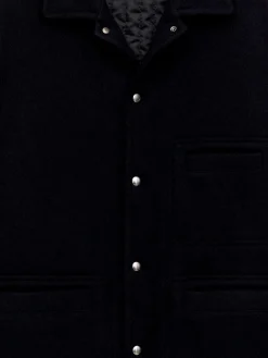 Jacke aus Wollmischung