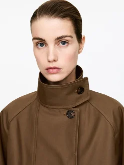 Jacke mit Cordkragen