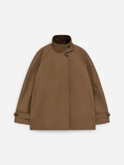Jacke mit Cordkragen