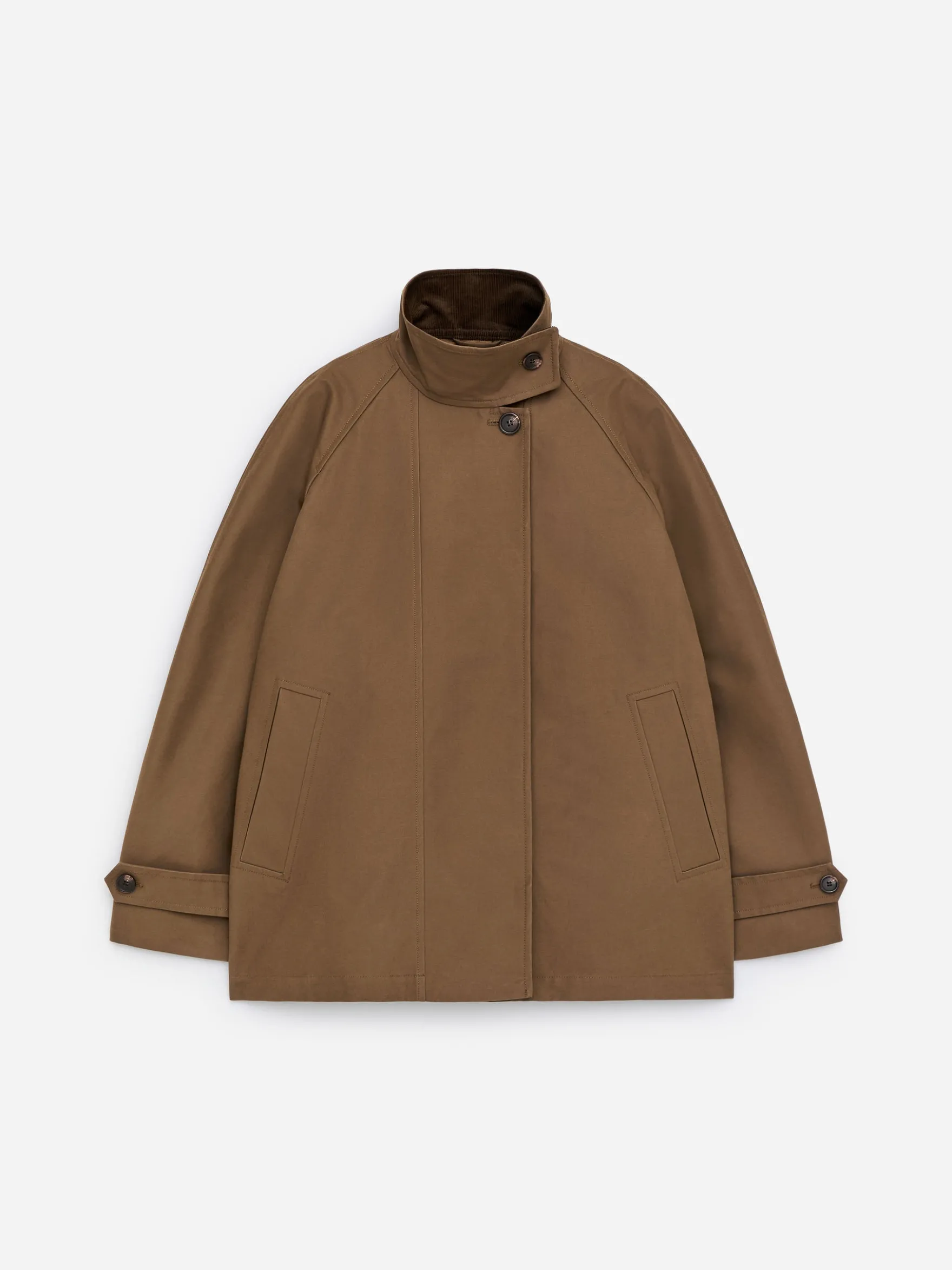 Jacke mit Cordkragen