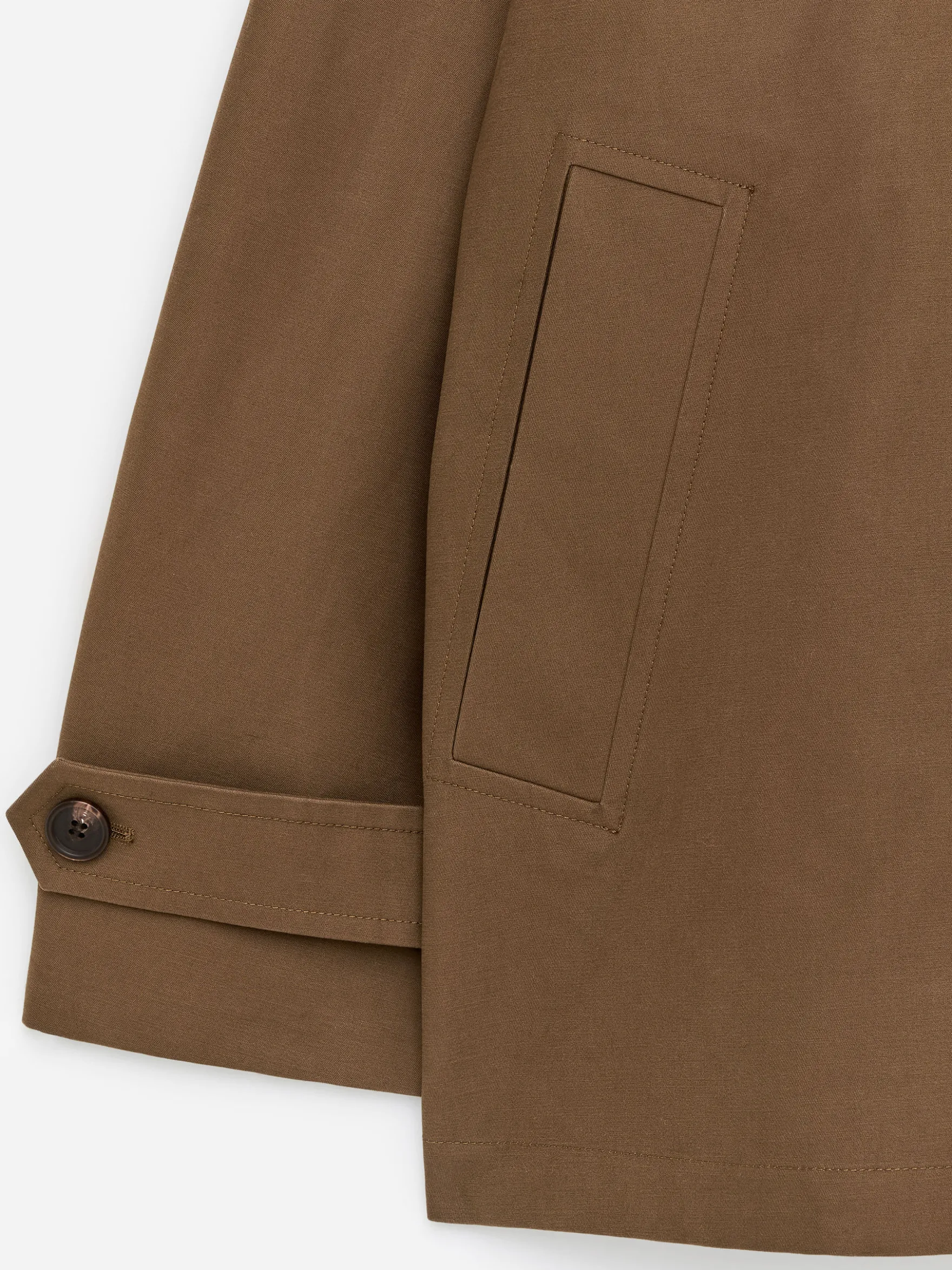 Jacke mit Cordkragen