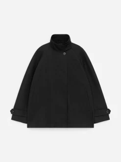 Jacke mit Cordkragen