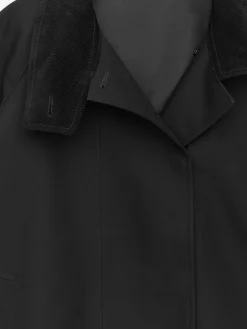 Jacke mit Cordkragen