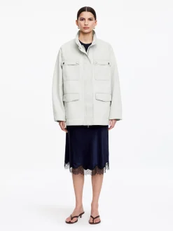 Jacke mit Stehkragen