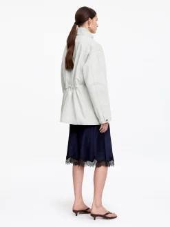 Jacke mit Stehkragen