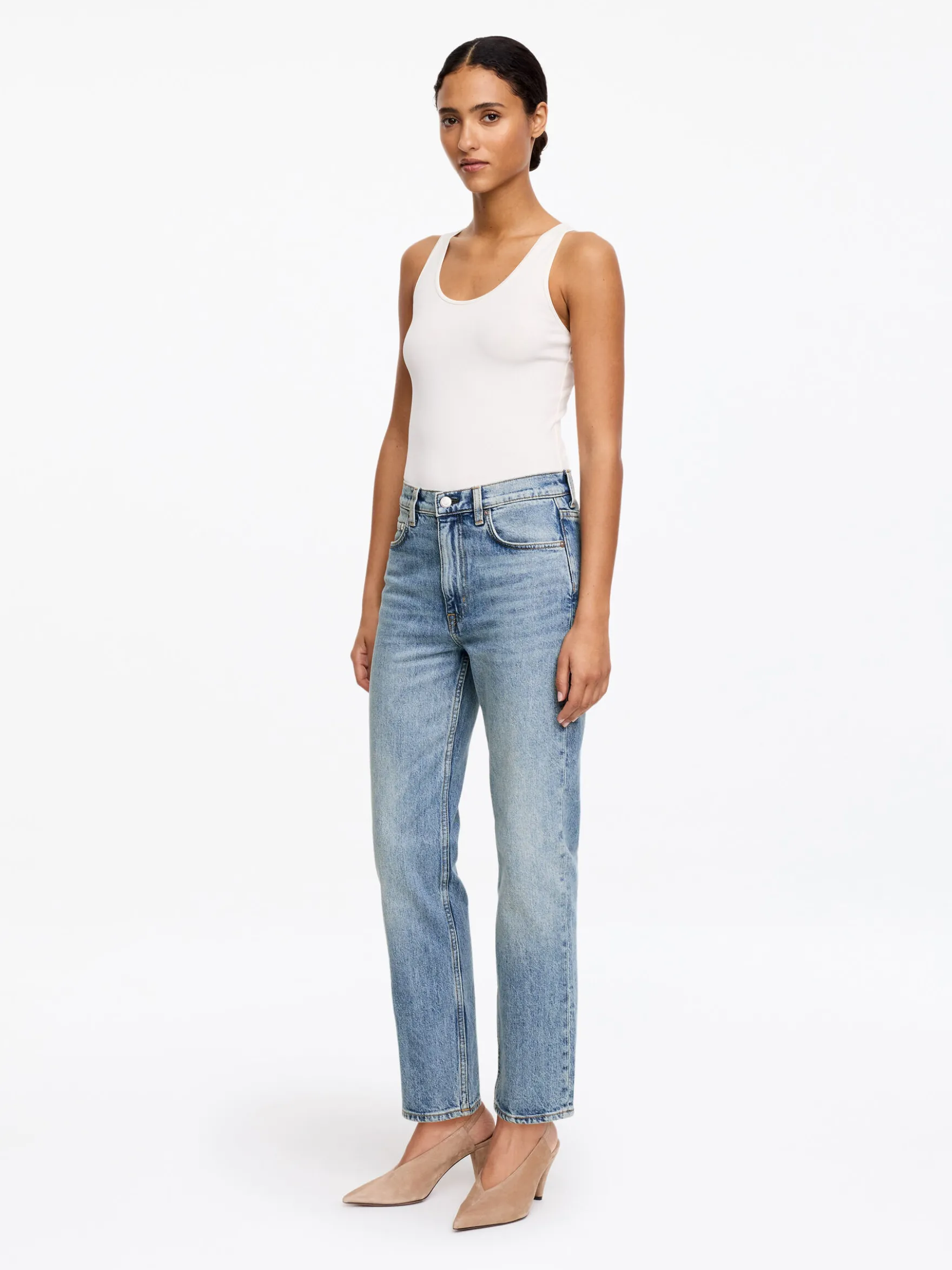 JADE Cropped Slim Jeans