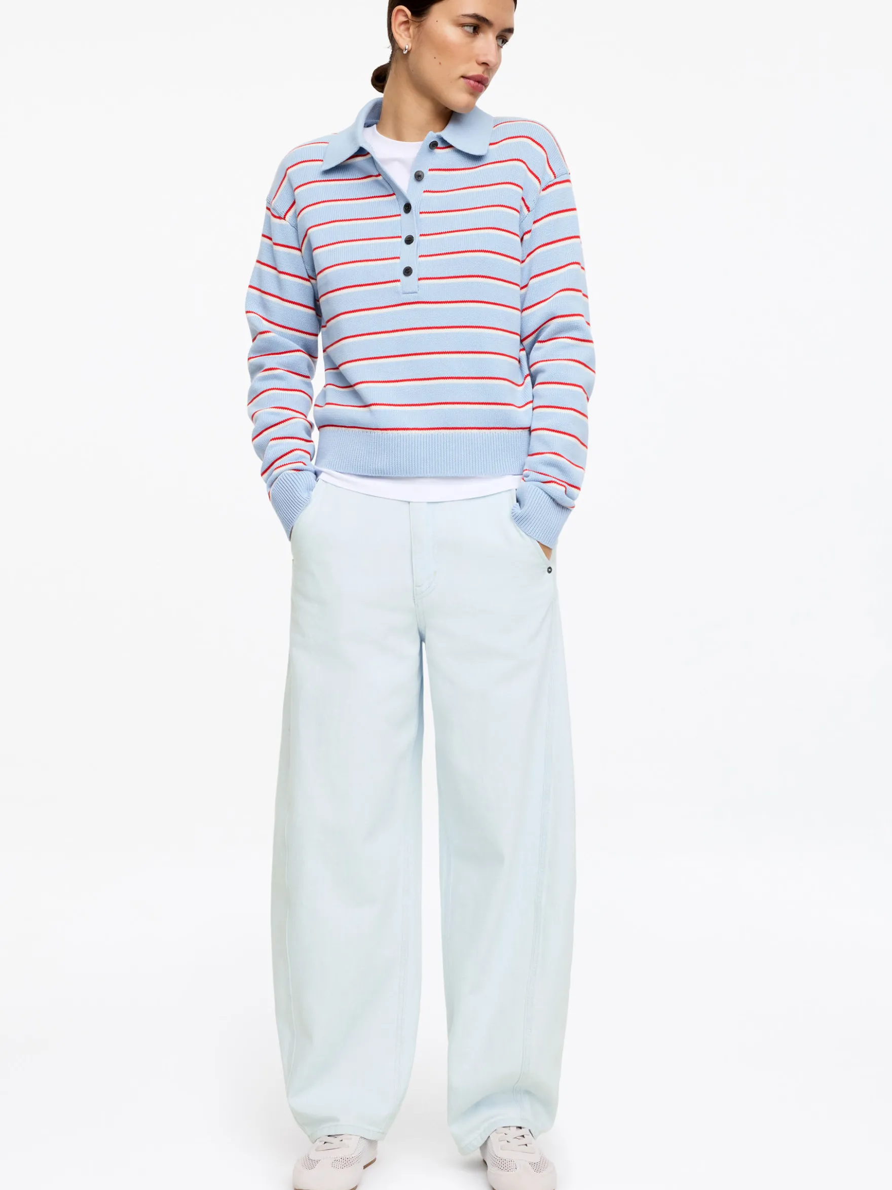 Jeans mit Barrel Legs