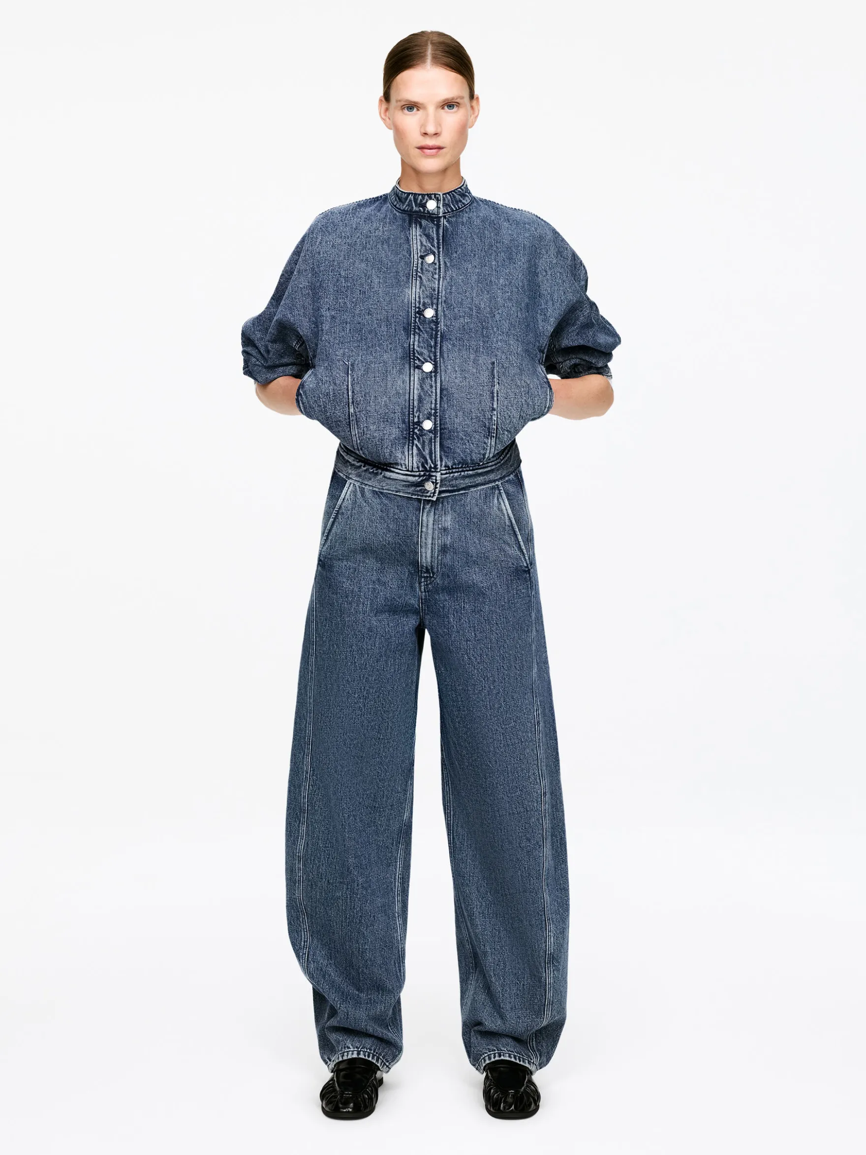 Jeans mit Barrel Legs