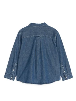 Jeansbluse