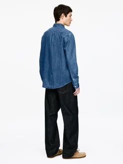Jeanshemd mit normaler Passform