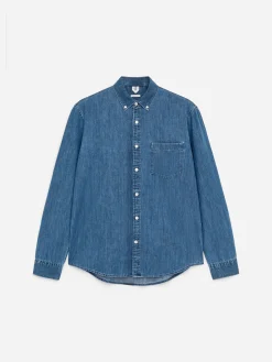 Jeanshemd mit normaler Passform