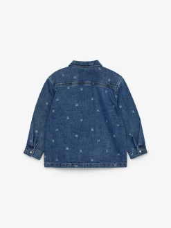 Jeanshemd mit Print