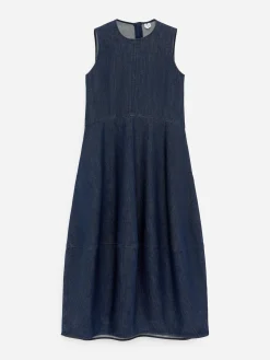 Jeanskleid mit Barrel-Schnitt