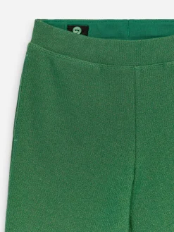 Jerseyhose mit Metallic-Effekt