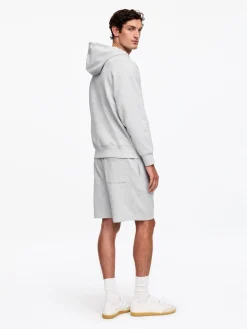 Jersey-Kapuzenjacke mit Reißverschluss