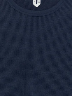 Jerseyoberteil mit Waffelmuster
