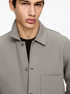 Jersey-Overshirt
