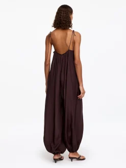 Jumpsuit aus Lyocell-Mischung