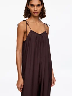 Jumpsuit aus Lyocell-Mischung