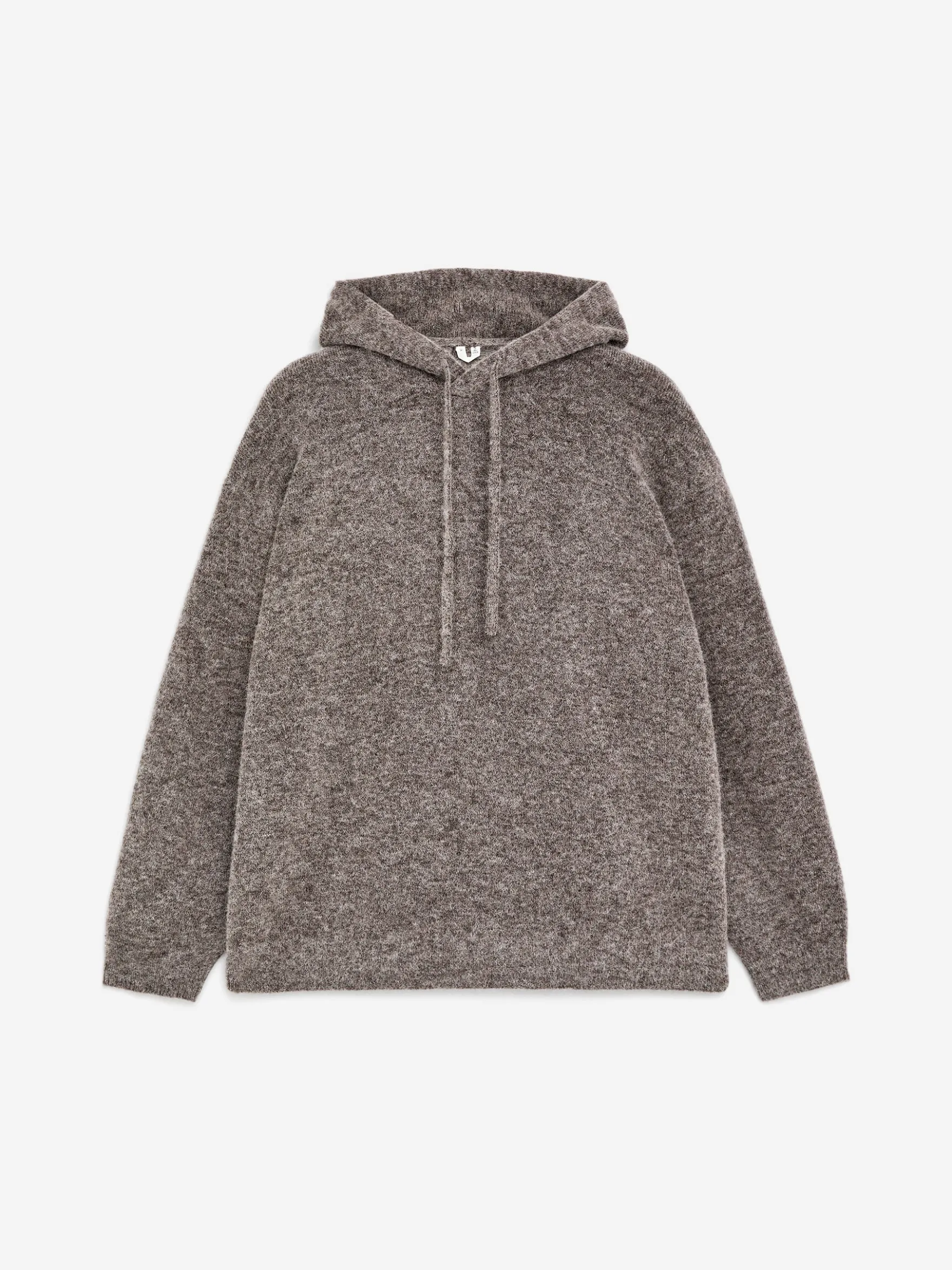 Kapuzenpullover aus Alpakawolle und Wolle