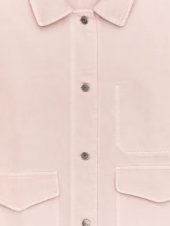 Kastiges Overshirt aus Denim