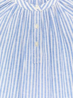 Kleid aus Baumwolle und Leinen