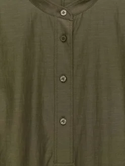 Kleid aus Cupro und Baumwolle