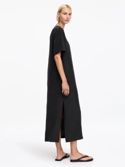 Kleid aus gewaschener Seide