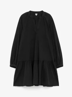 Kleid aus Leinen und Baumwolle