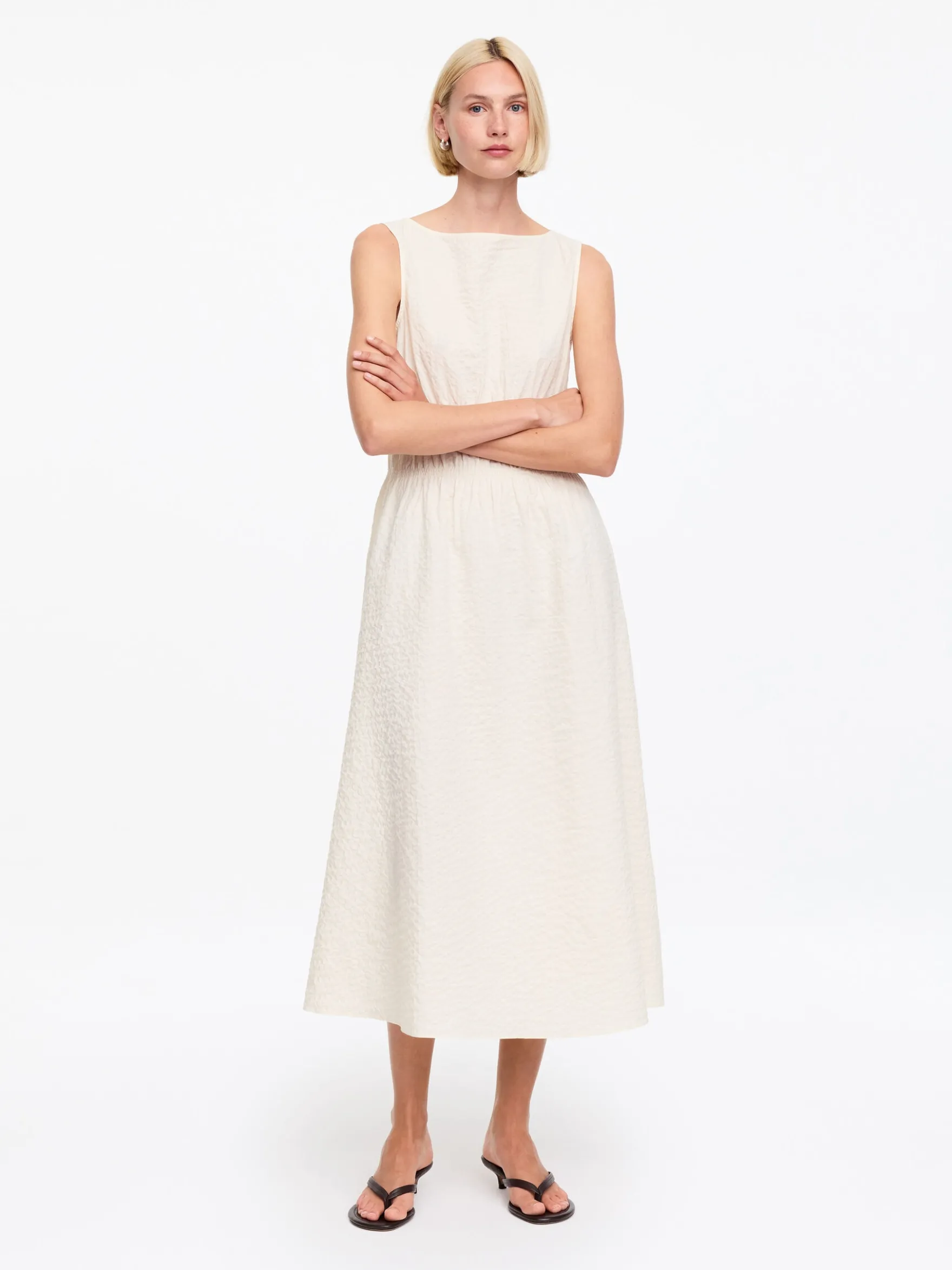 Kleid aus Seersucker