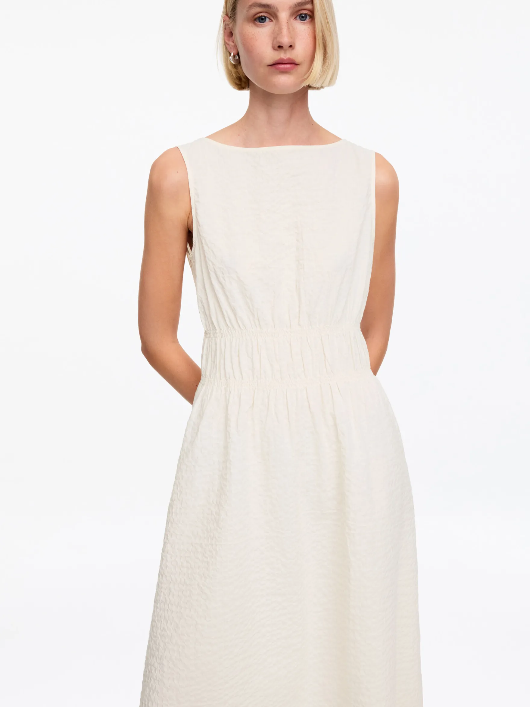 Kleid aus Seersucker