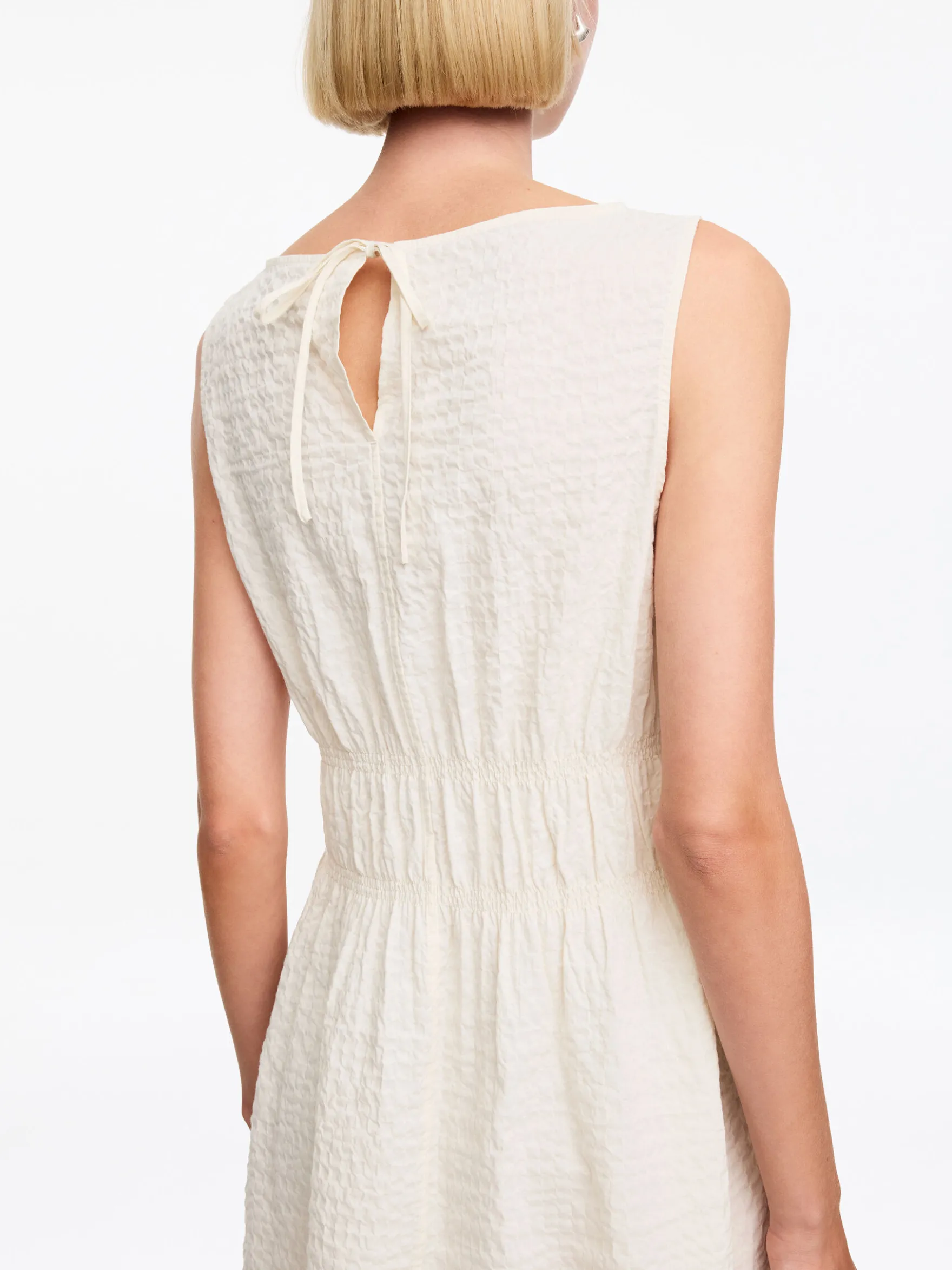 Kleid aus Seersucker
