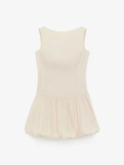 Kleid mit Bubble-Saum
