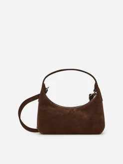 Kleine Tasche aus Spaltvelours