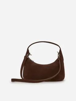 Kleine Tasche aus Spaltvelours
