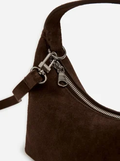 Kleine Tasche aus Spaltvelours