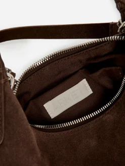 Kleine Tasche aus Spaltvelours