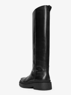 Knielange Lederstiefel