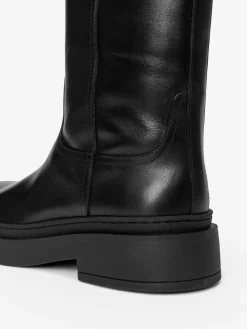 Knielange Lederstiefel