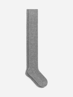 Knielange Socken aus Kaschmirmischung