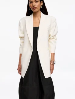 Kokonförmiges Taftkleid