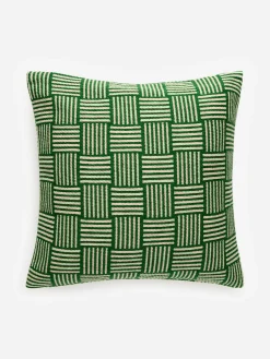 Kopfkissenbezug aus Baumwolle und Wolle 50 x 50 cm