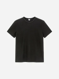 Körpernahes Baumwoll-T-Shirt