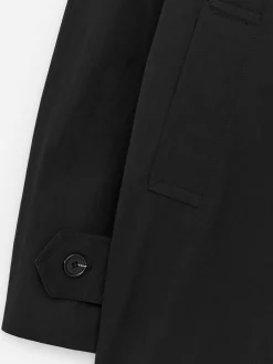 Kurzer Oversize-Trenchcoat