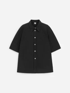 Kurzärmlige Hemdbluse