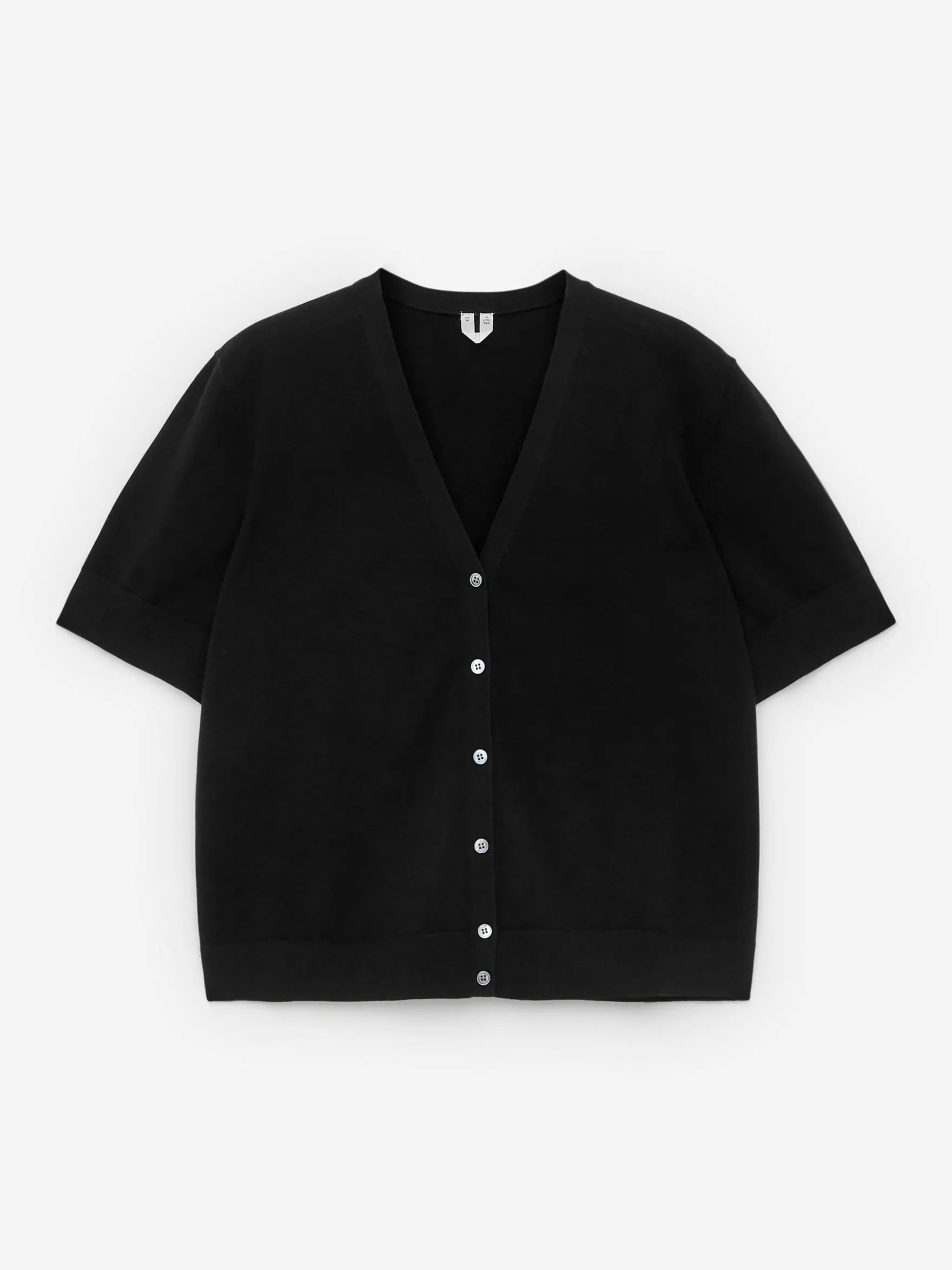 Kurzärmlige Strickjacke