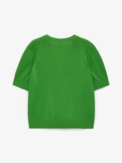 Kurzärmlige Strickjacke